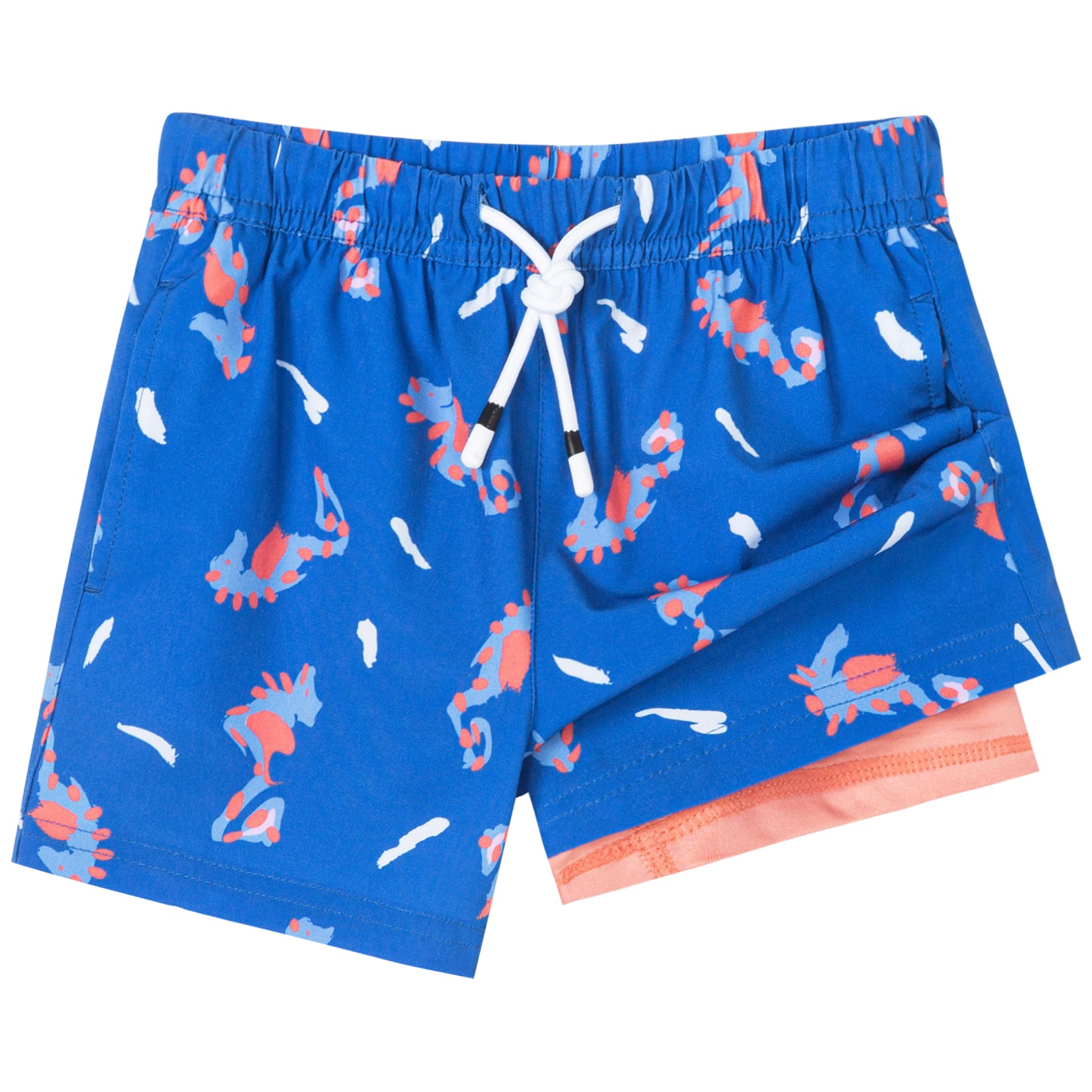 Kid's Quick-Dry 2-in-1 Swim Trunks With Pockets