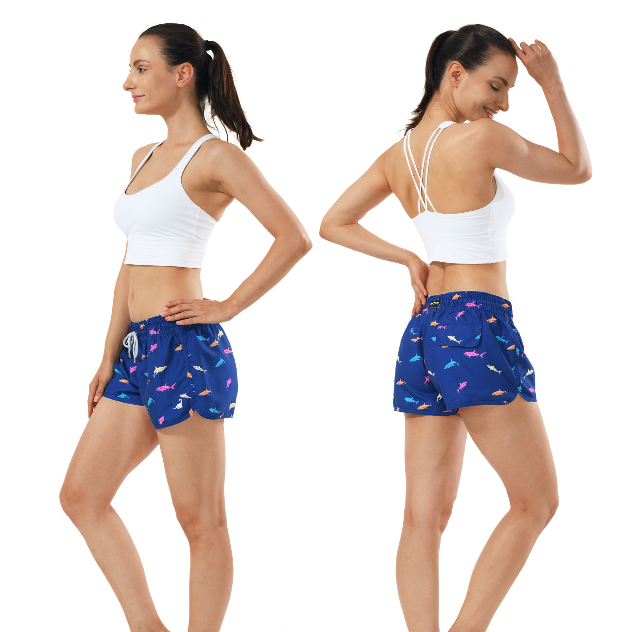 Quick drying surf shorts women sporty style