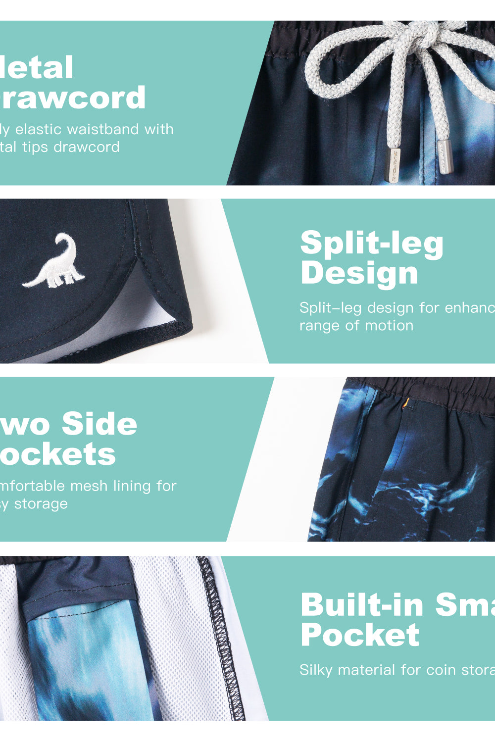 swim shorts for women long