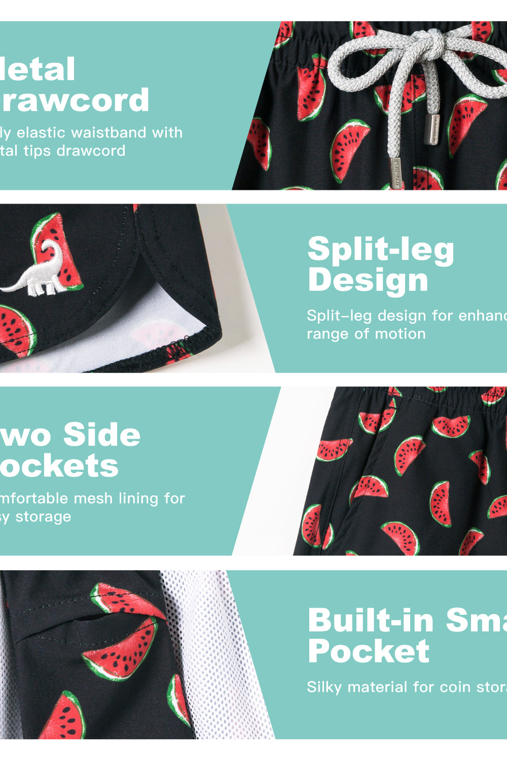 Athletic quick dry stretch shorts for girl