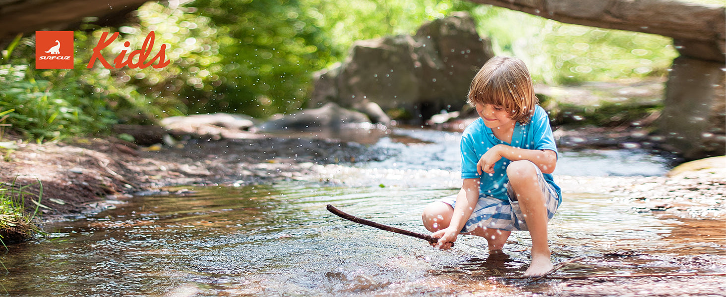 Surfcuz kids swim trunks quick dry for beach and pool