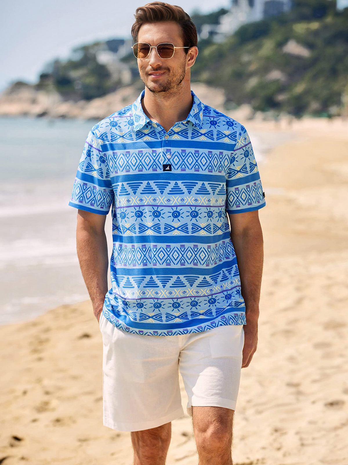 Surfcuz versatile men’s polo shirt for golf, travel, office, and casual lifestyle