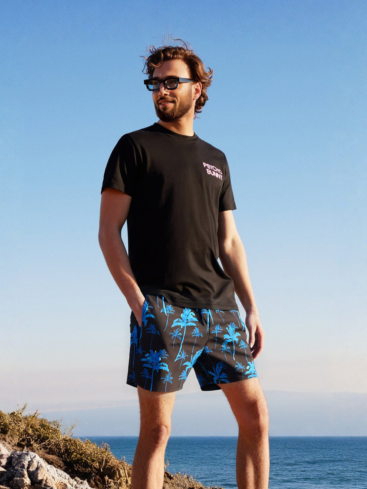 Surfcuz 4.5 inch inseam 2 in 1 men’s swim shorts for travel quick dry summer beachwear