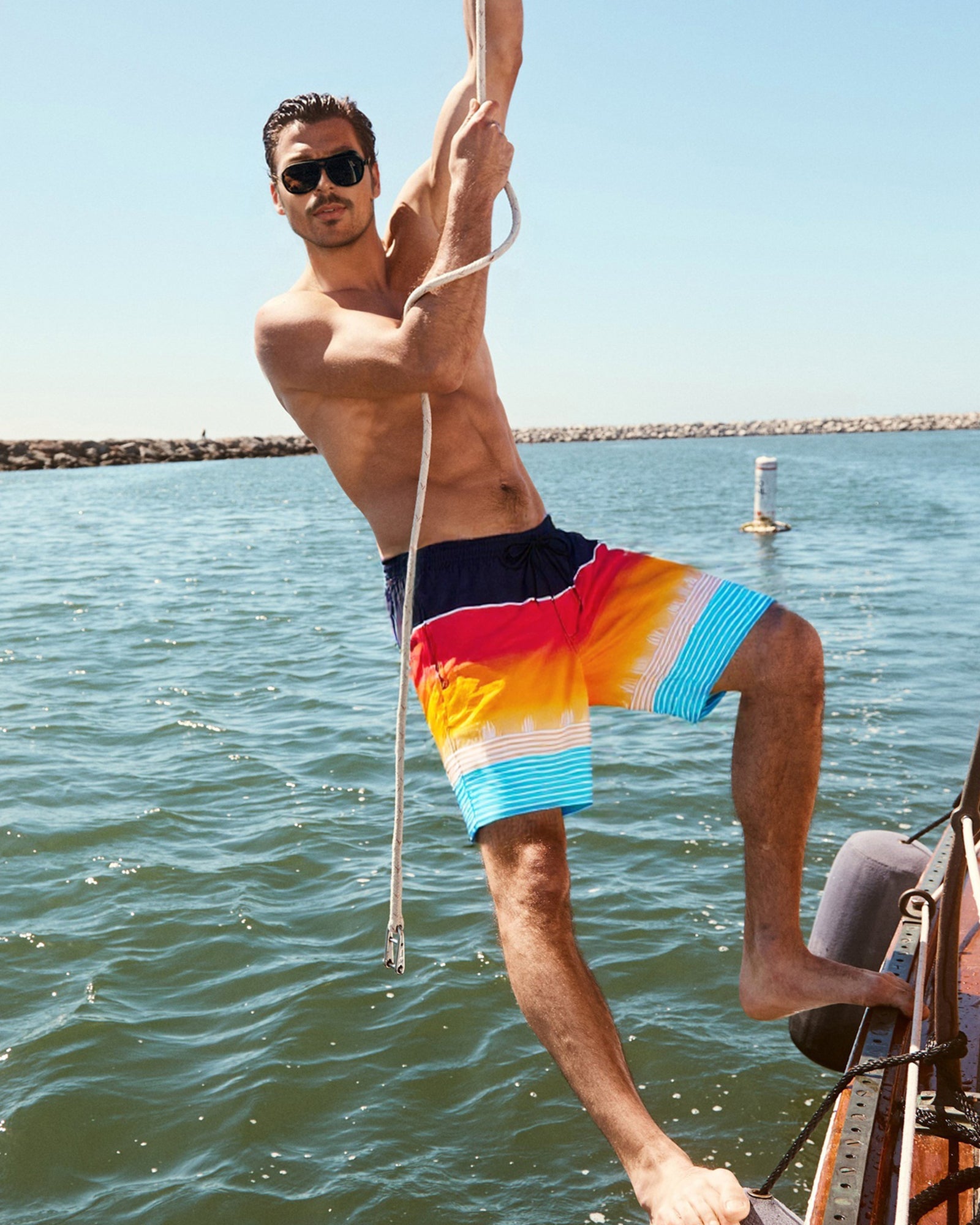 Surfcuz men's swim trunks - performance quick dry shorts for sports, beach, and active lifestyles