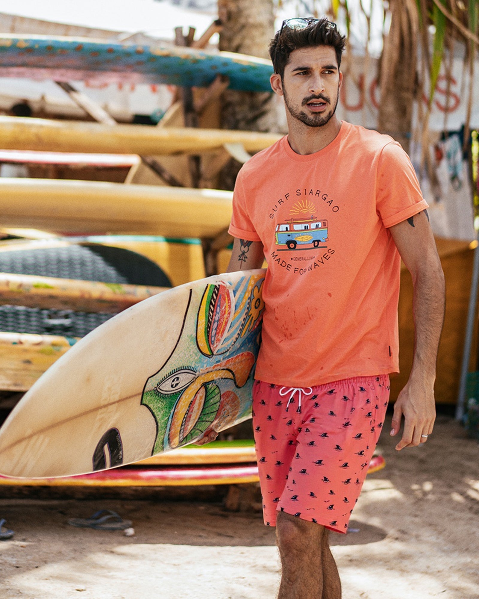 7-Inch Inseam 2-in-1 Men’s Swim Shorts