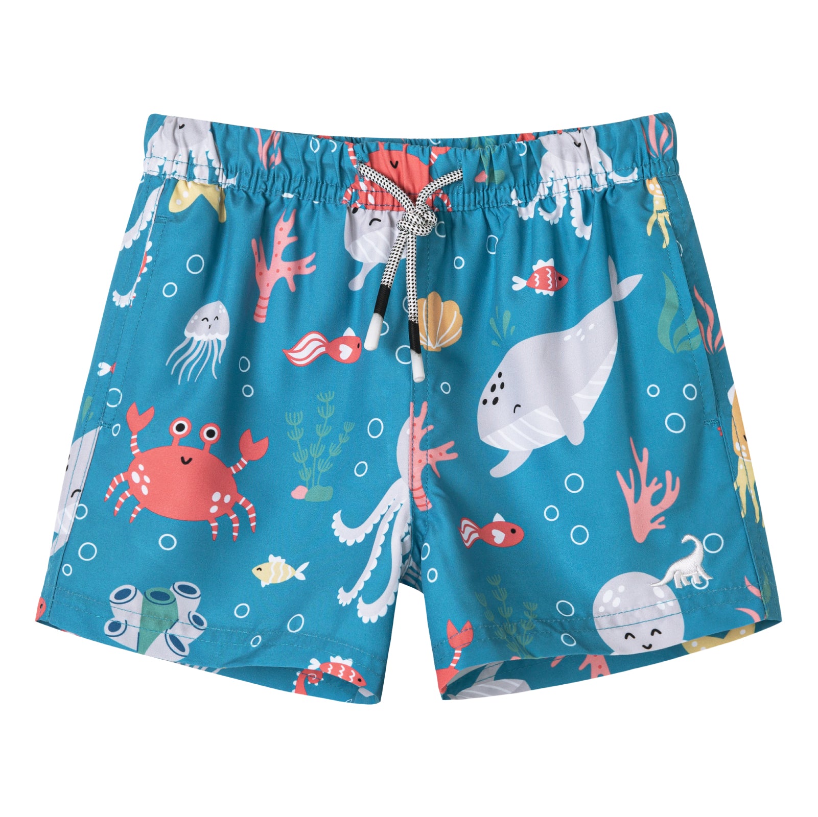 Boys UPF 50+ Quick Dry Mesh Liner Swim Trunks
