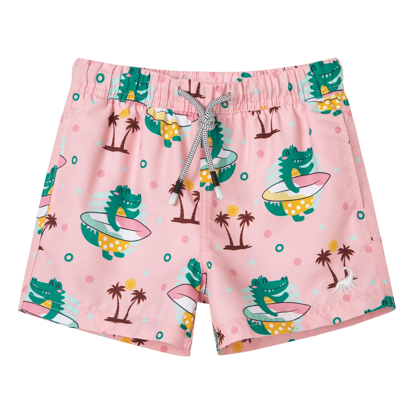 Boys Quick Dry UPF 50+ Mesh Swim Trunks With Pockets