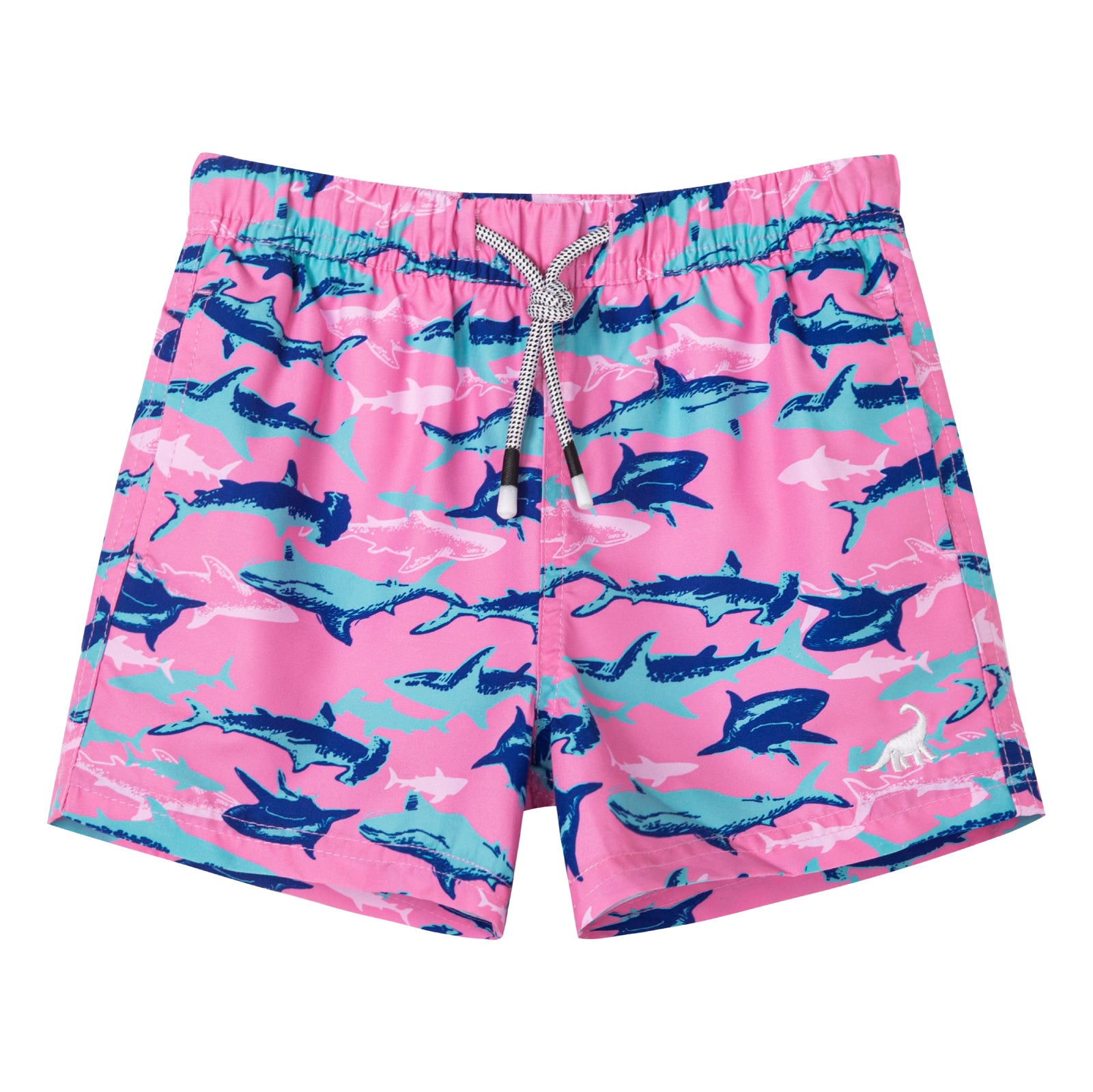 Boys Quick Dry Chemical Free Mesh Swim Trunks With Pockets