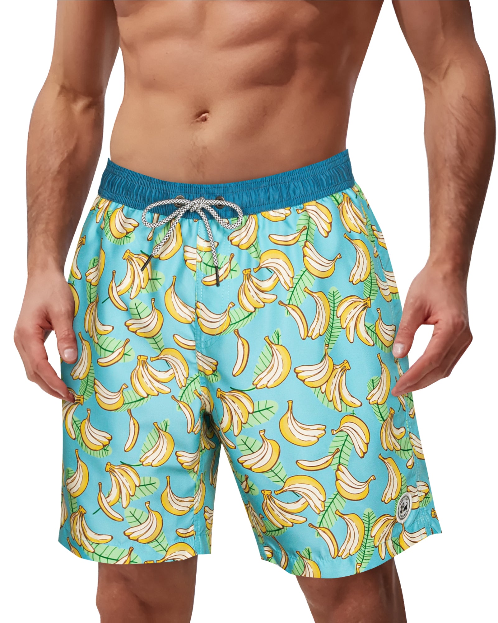 Men's 7 Inch Quick-Dry Casual Swim Shorts With Mesh Liner