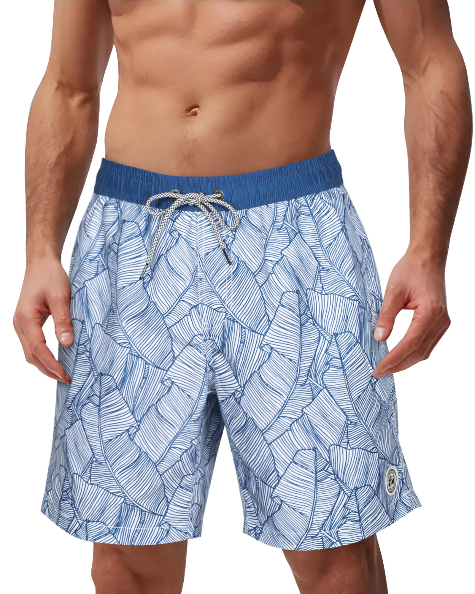 Men's 7 Inch Quick-Dry Casual Swim Shorts With Mesh Liner