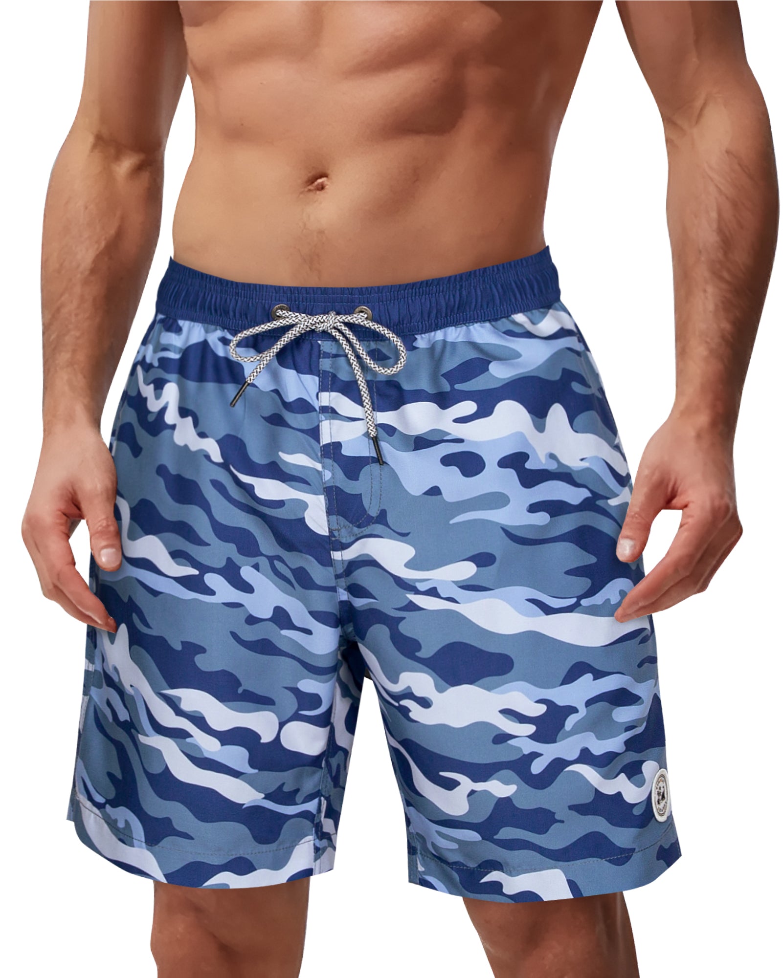 Men's 7 Inch Quick-Dry Casual Swim Shorts With Pockets
