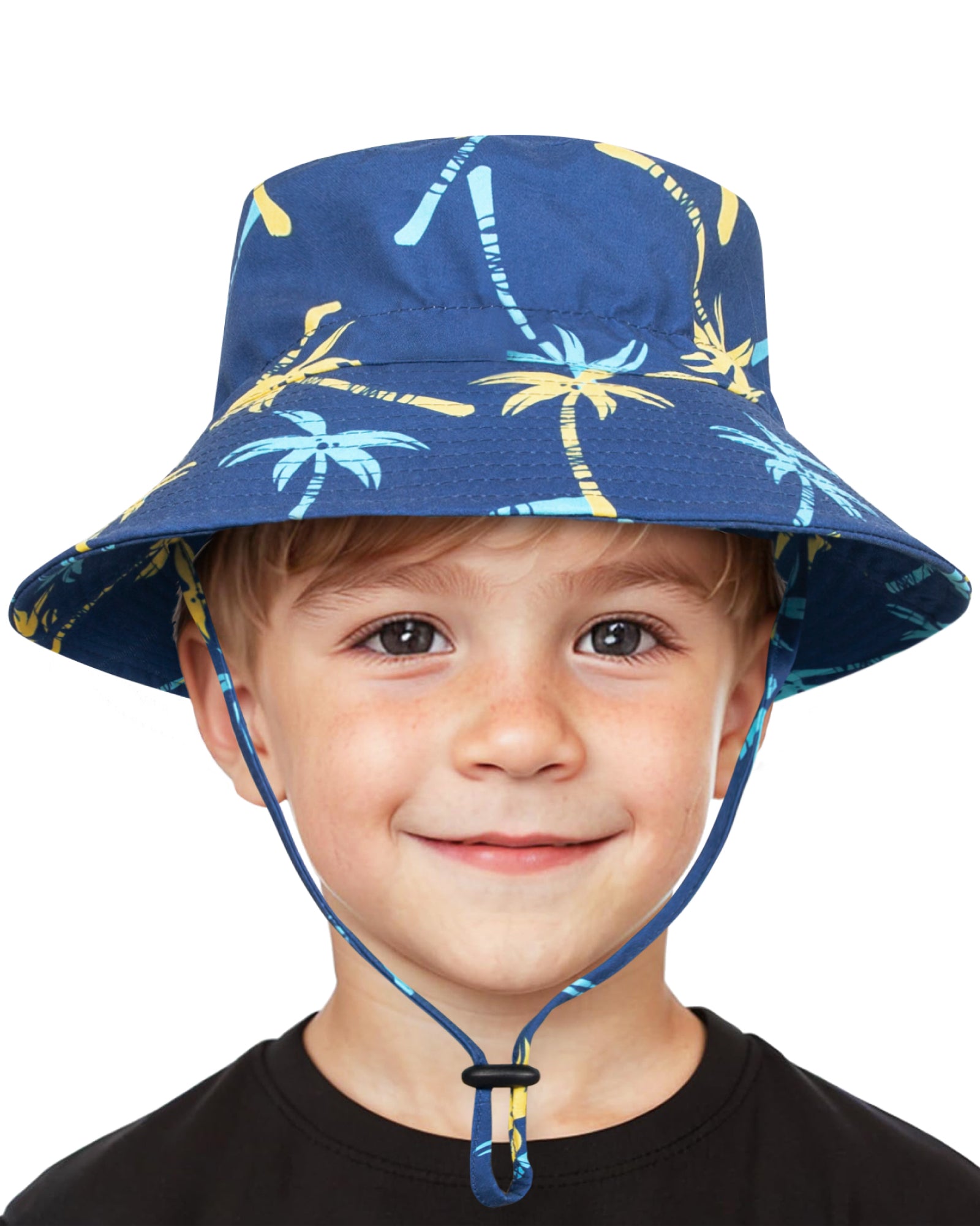 Kid's Beach Sun Hat With Windproof Rope