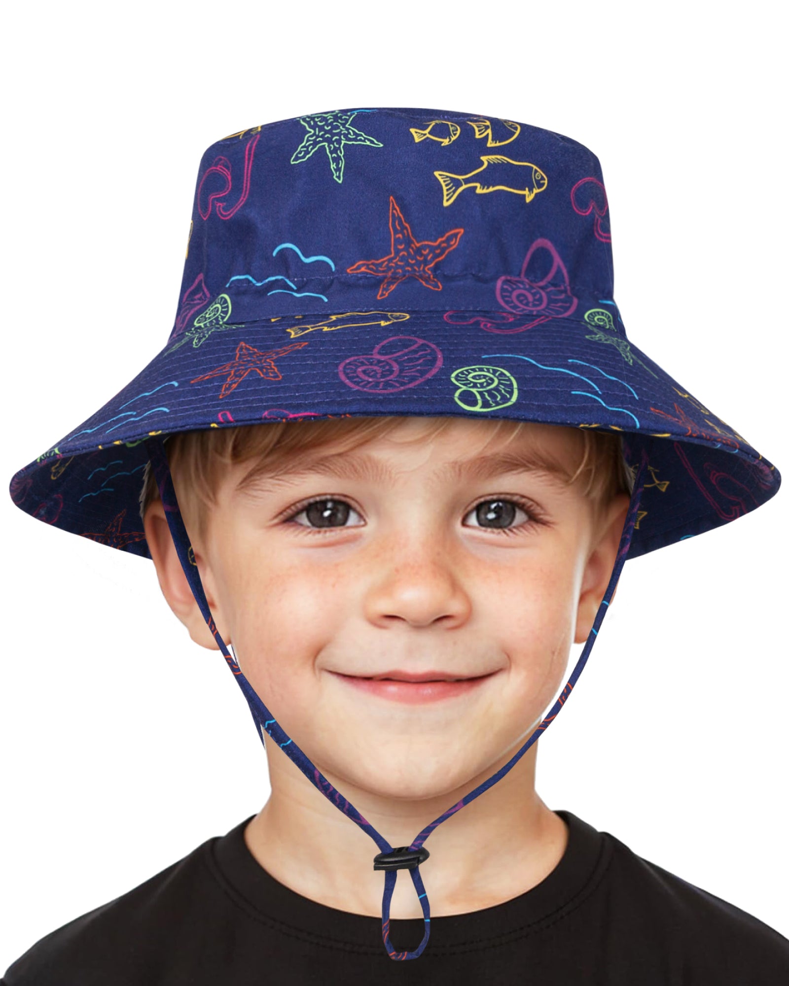 Kid's Quick-Dry Sun Hat With Adjustable Rope