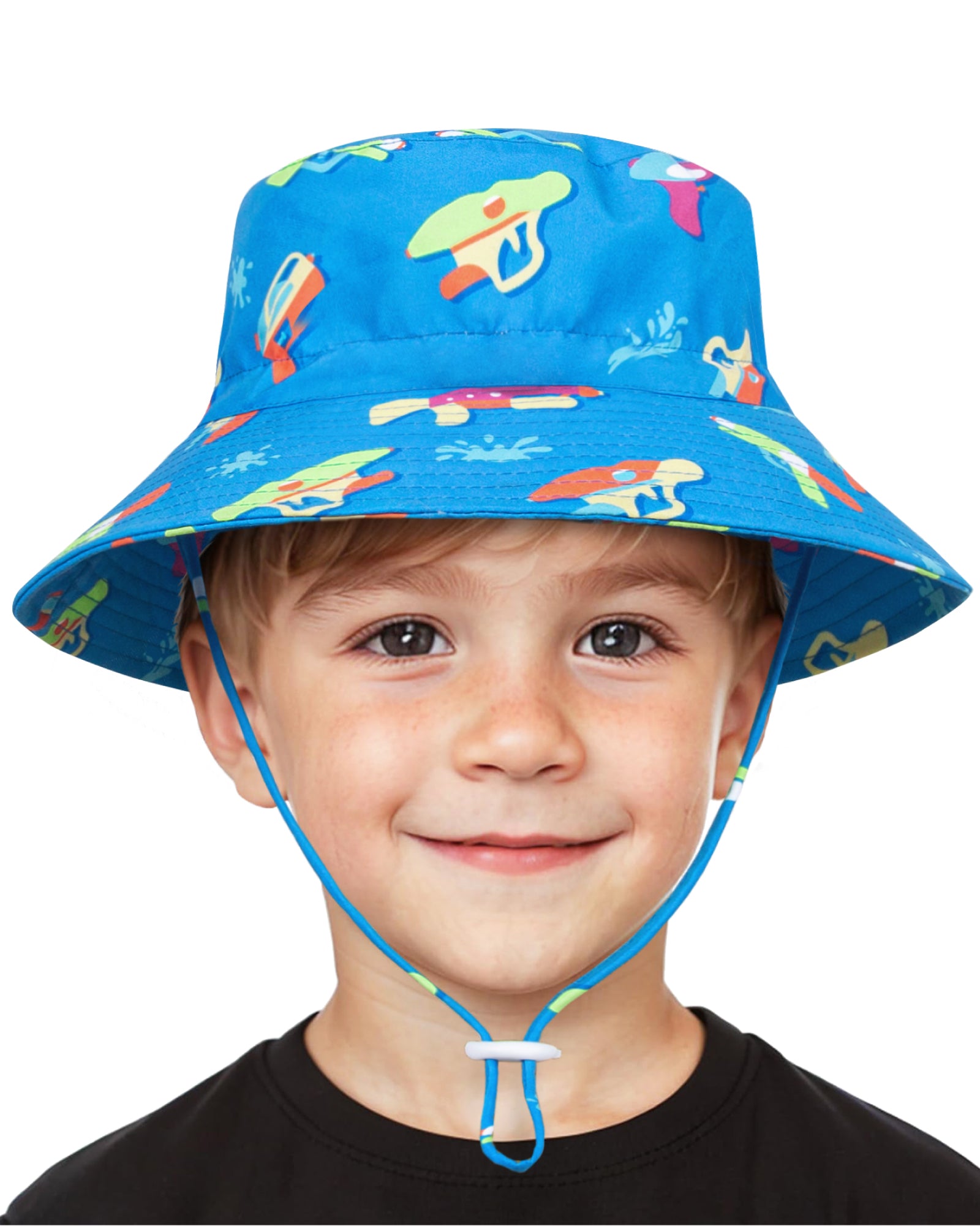 Kid's Beach Sun Hat With Windproof Rope