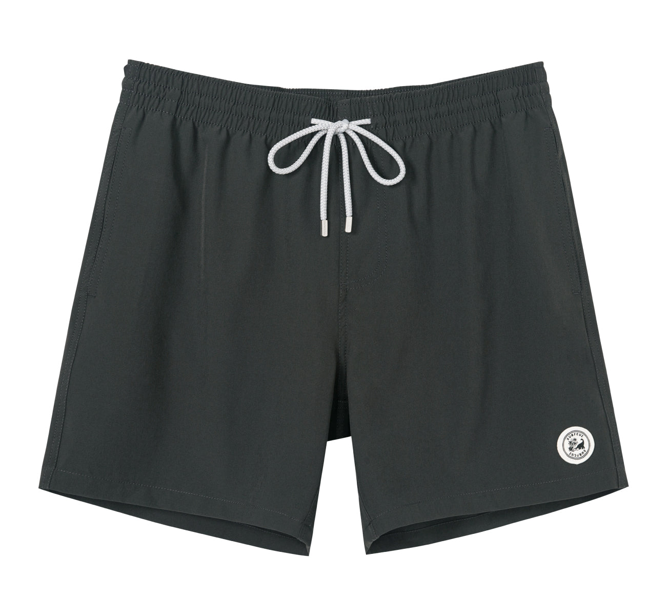 Men's Solid Color Stretch Swim Trunk With Mesh Liner