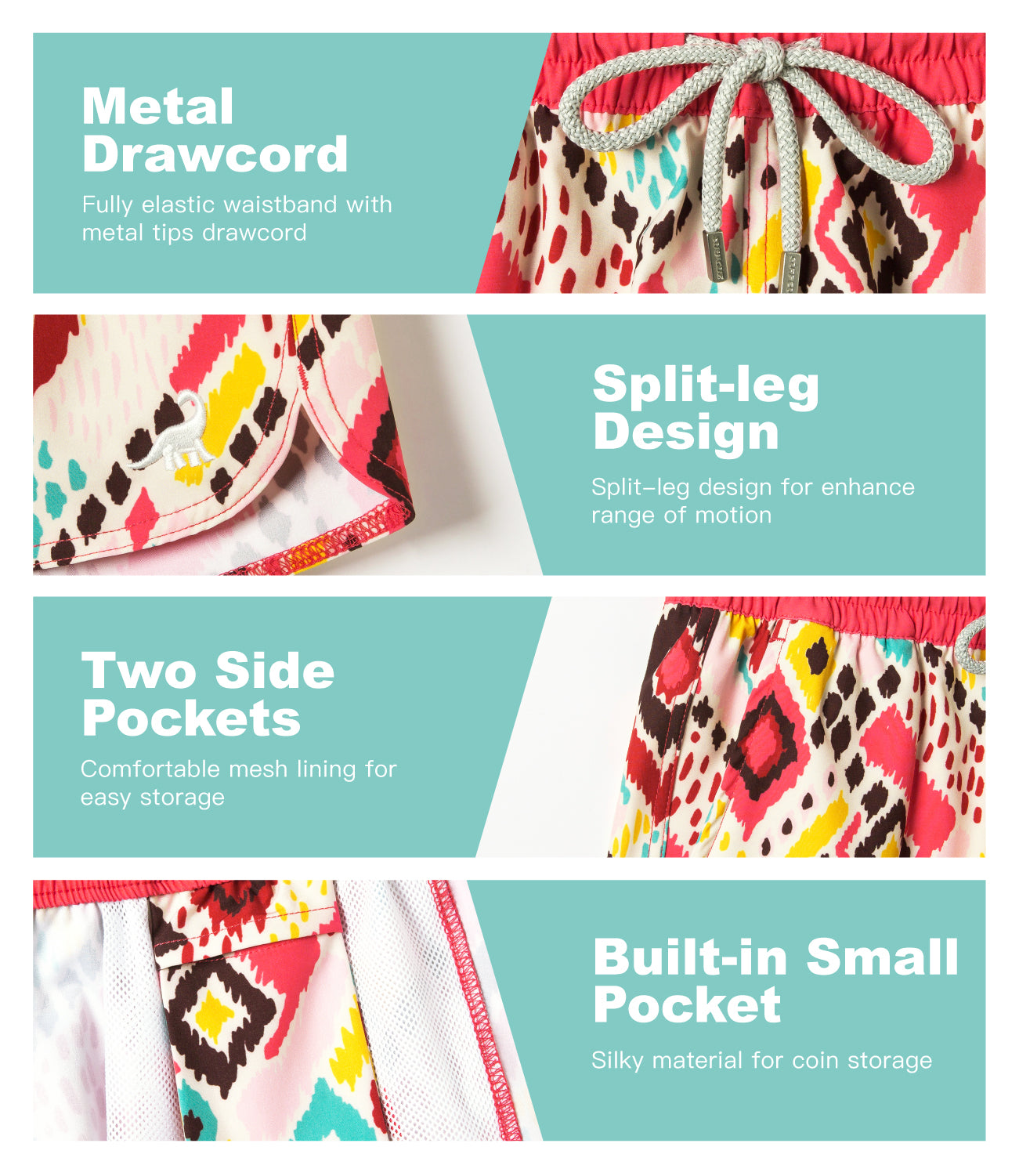 women's short swim shorts
