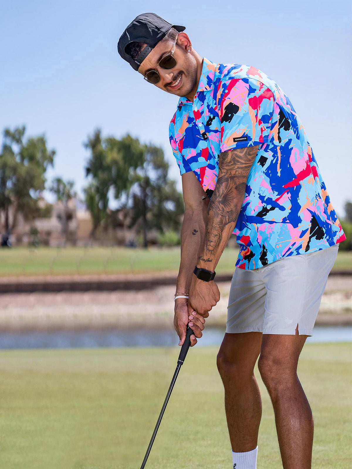 Men's Stretch Golf Polo Shirts