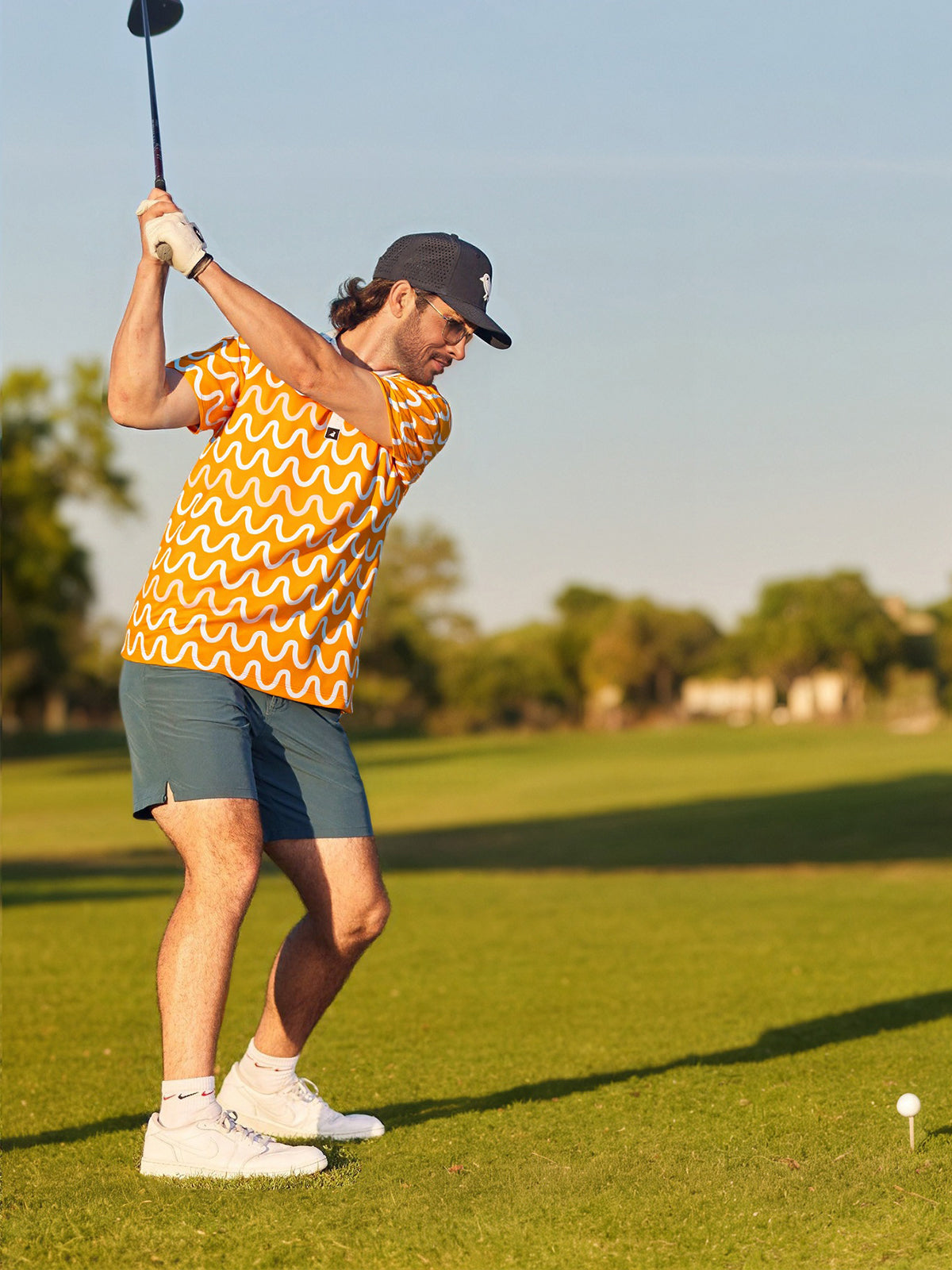 Men's Quick-Dry Stretch Golf Polo Shirts