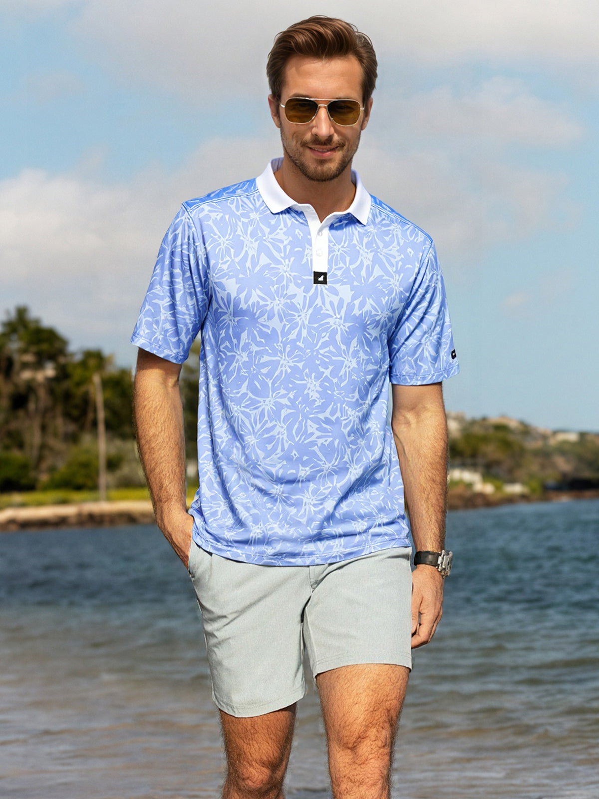 Men's Quick-Dry Golf Polo Shirts