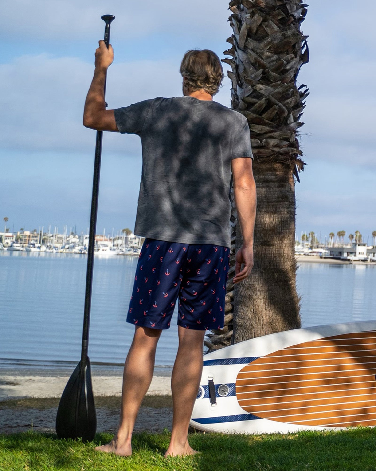 Men's Quick-Dry7 Inch Casual Swim Shorts With Soft Mesh Liner