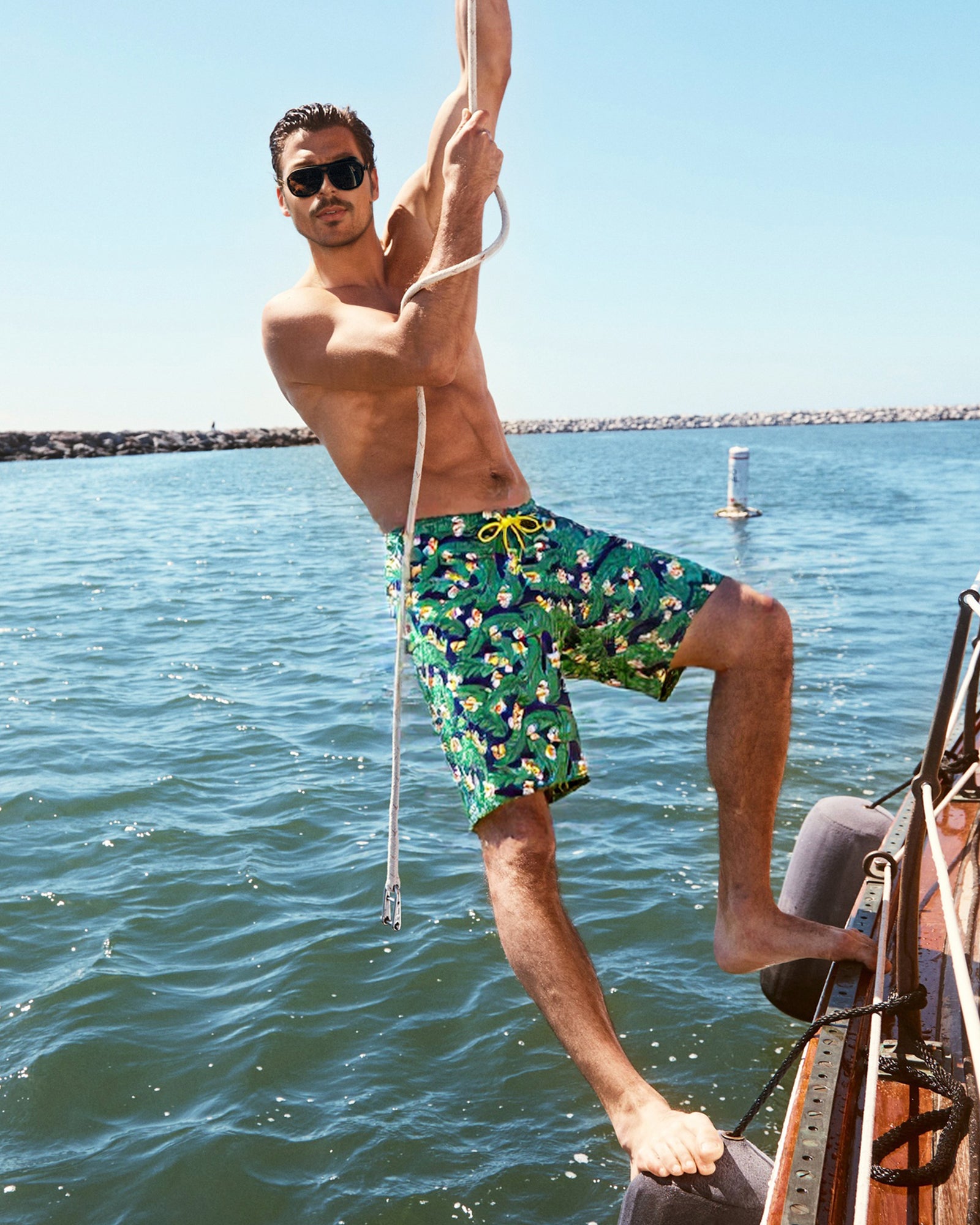 Surfcuz 9-Inch 2-in-1 Swim Shorts for Men