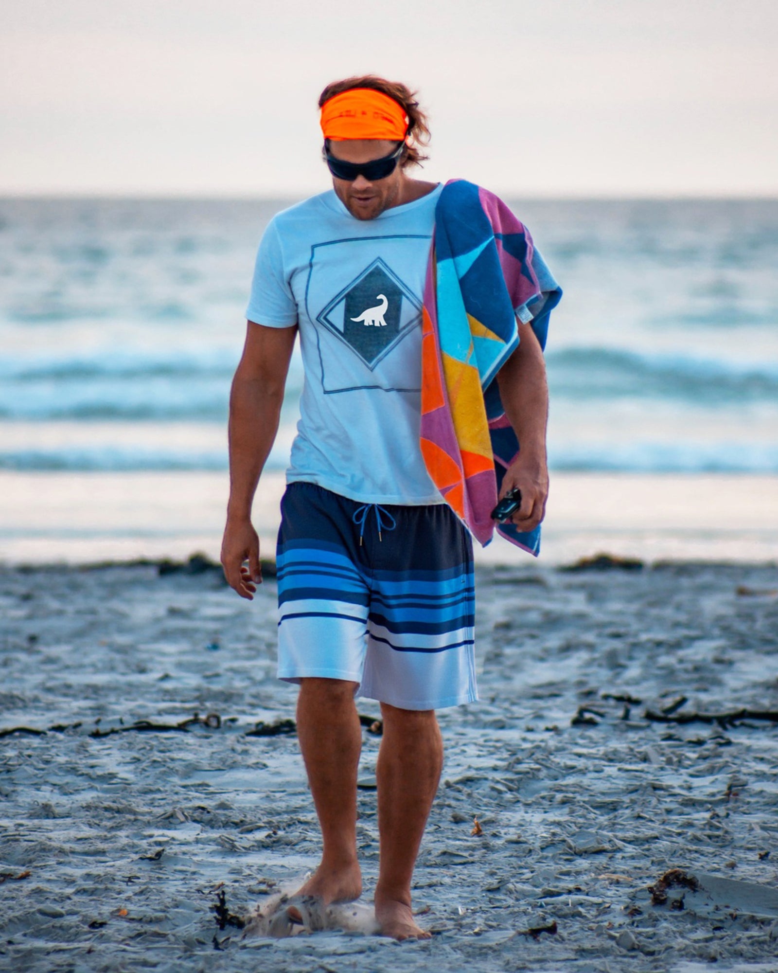 Men's 9-Inch 2-in-1 Quick-Dry Swim Trunks with Stretch Liner