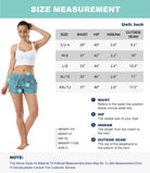 Stretchy fast-dry 2.5 inch women's swim shorts in leopard print, ideal for surfing and water sports
