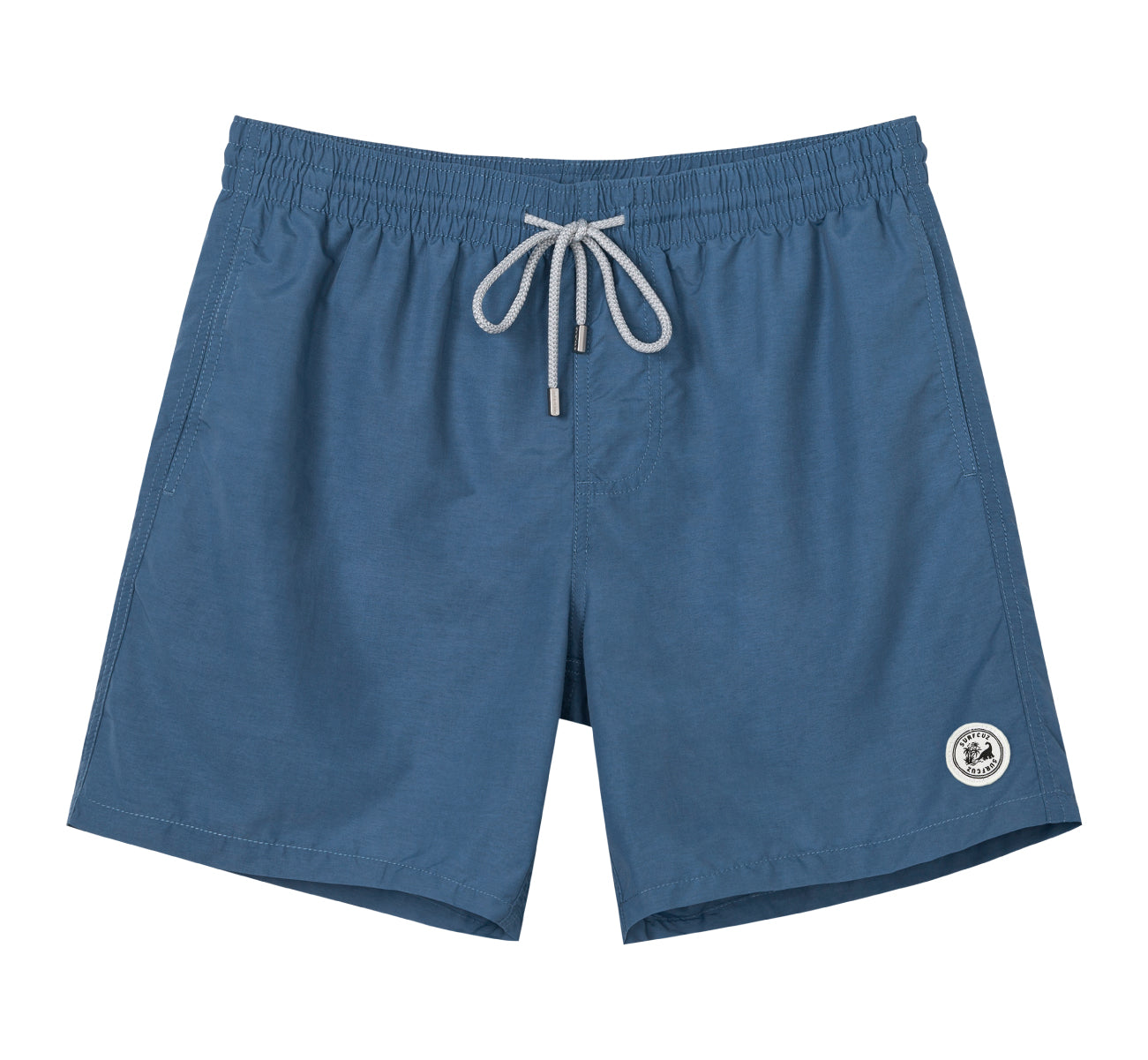 Men's Quick-Dry Solid Color Swim Trunk With Pockets