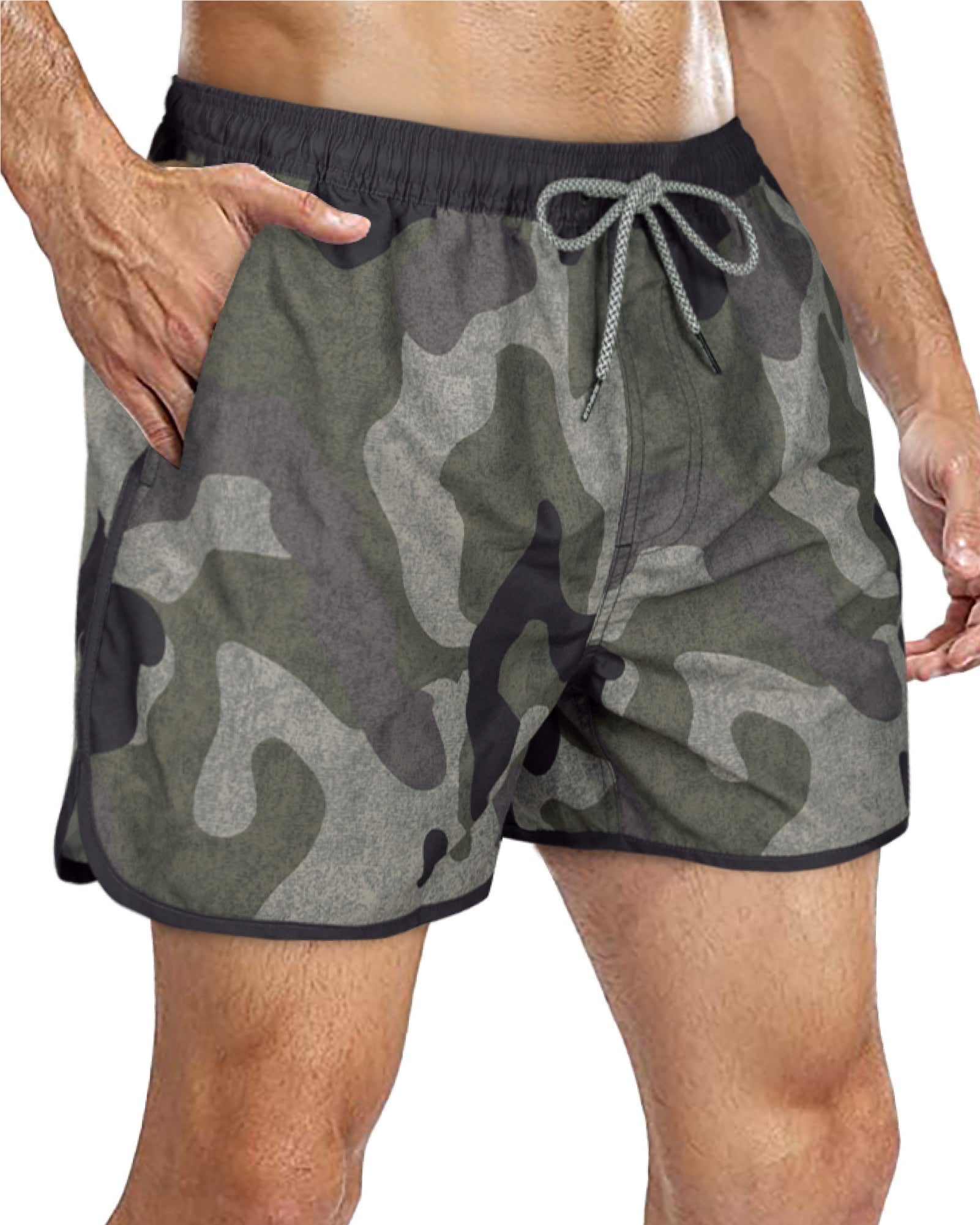 Men's Quick-Dry Vintage Swim Trunks