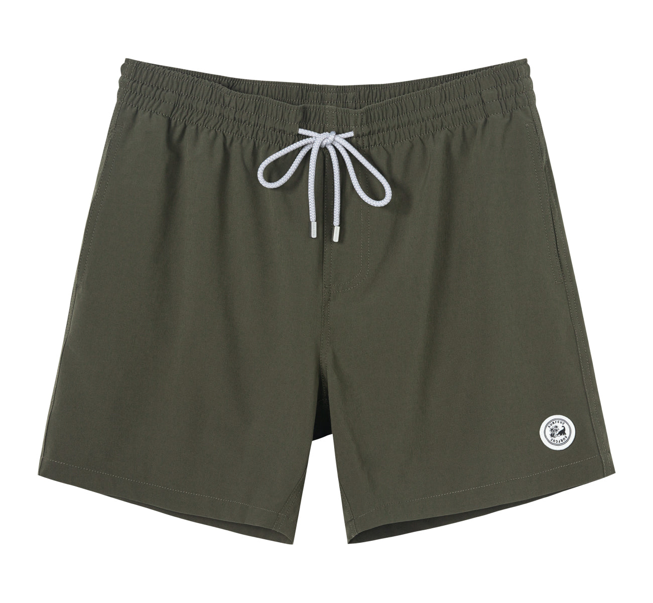 Men's UPF50 Solid Color Swim Trunk With Quick-Dry Tech