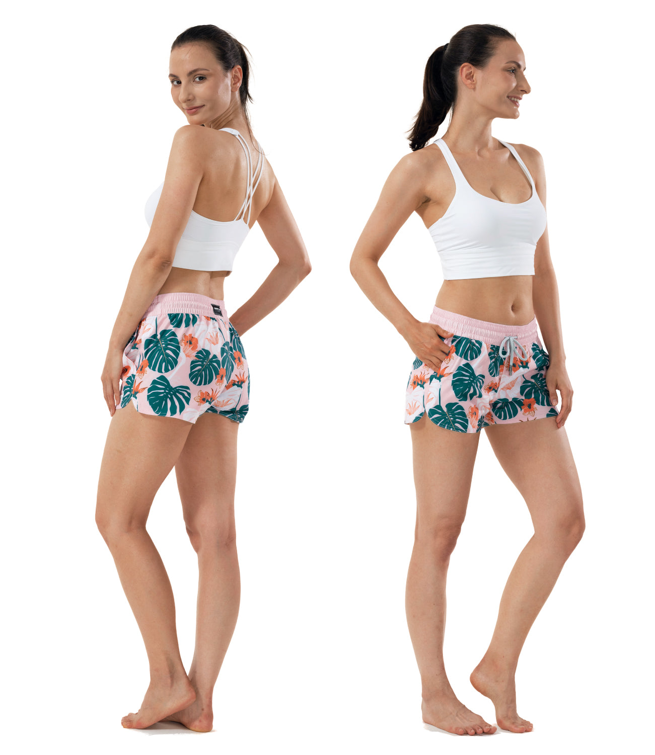 Women’s stretch surf shorts with quick dry fabric
