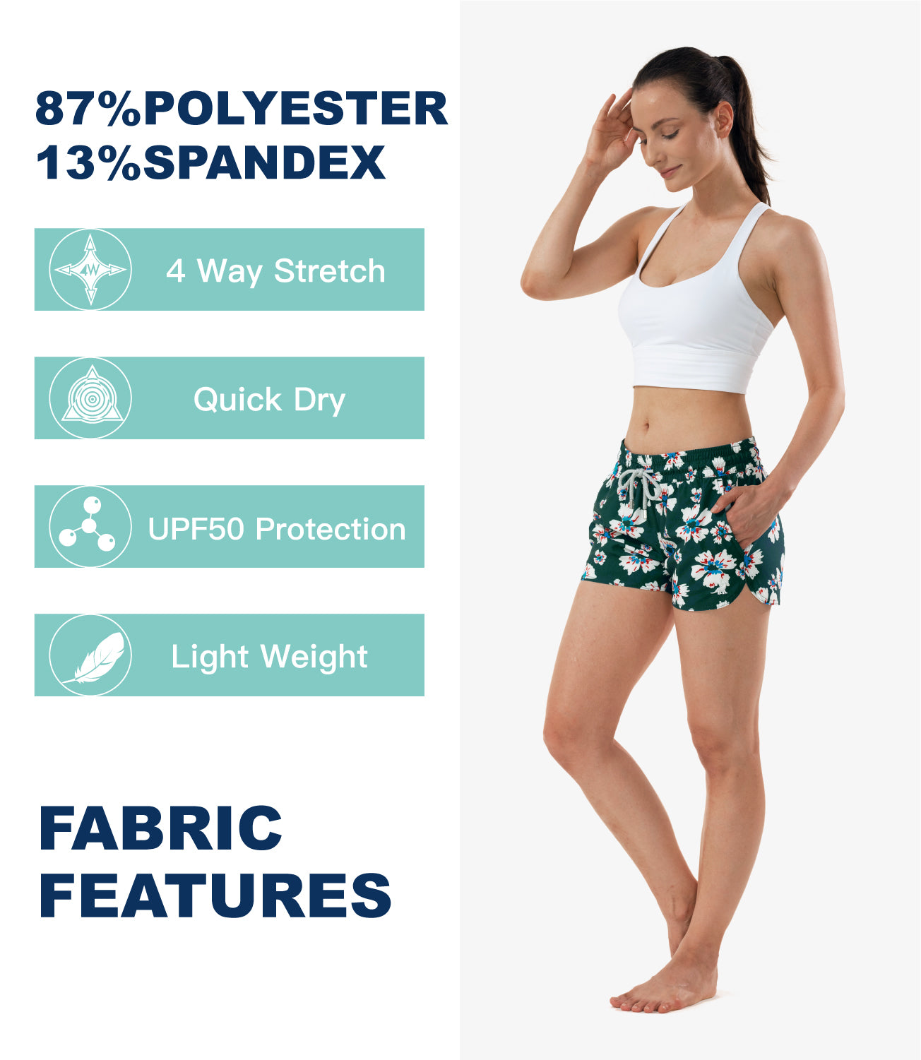 Women’s Surfcuz running shorts for summer