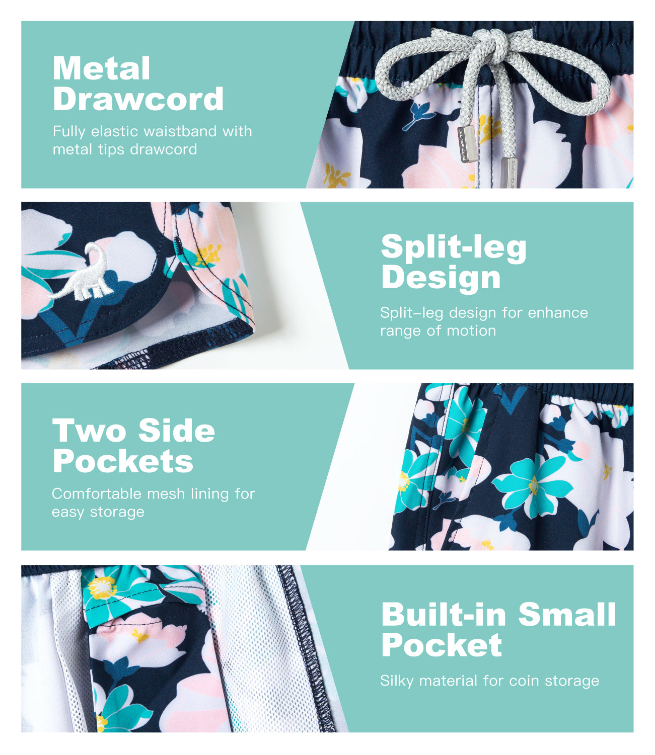 women's swim shorts with liner
