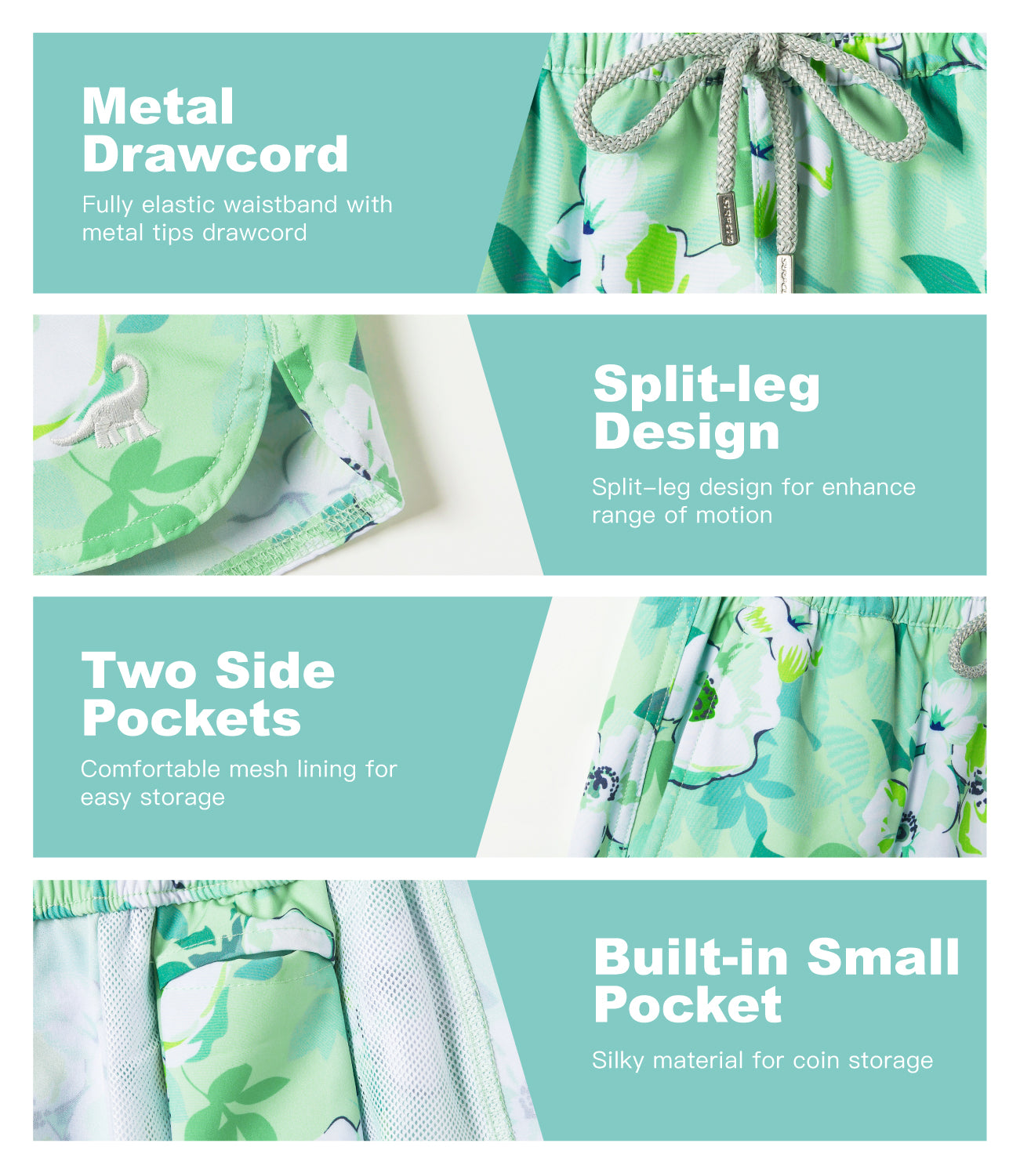 Casual women’s quick drying athletic shorts 3.5 inseam