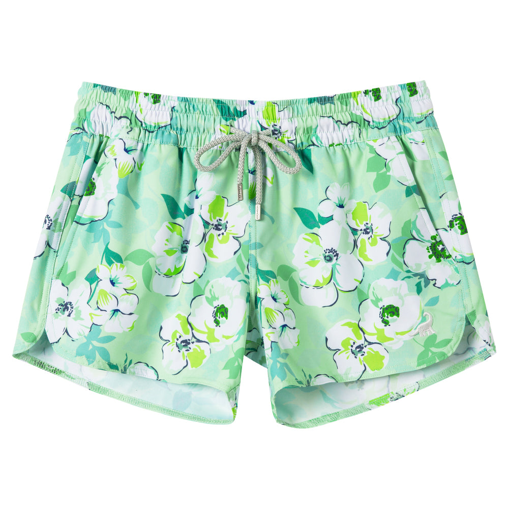 Beachwear women’s elastic waist quick dry shorts