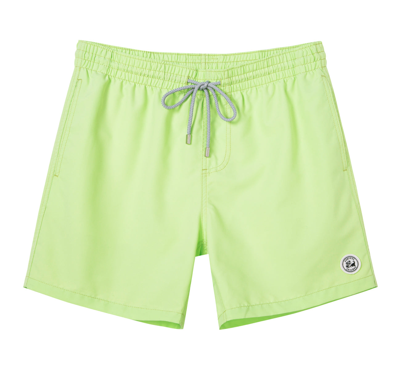 Men's Quick-Dry Solid Color Swim Trunk With Pockets