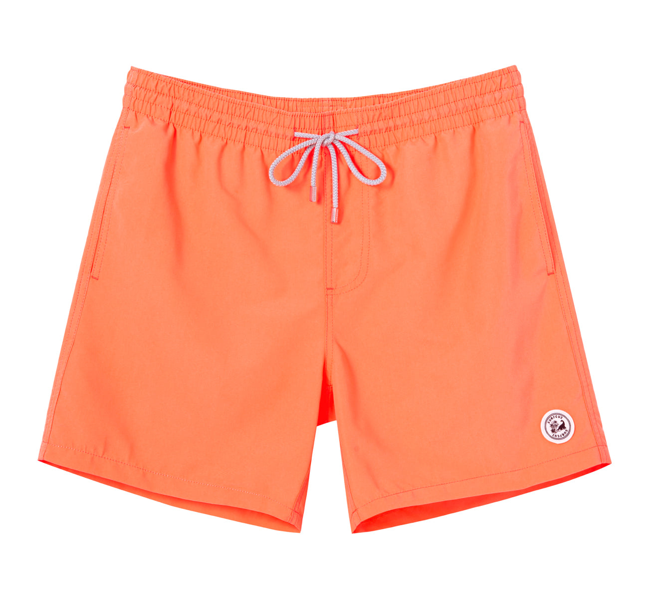 Men's Quick-Dry Solid Color Swim Trunk With Pockets