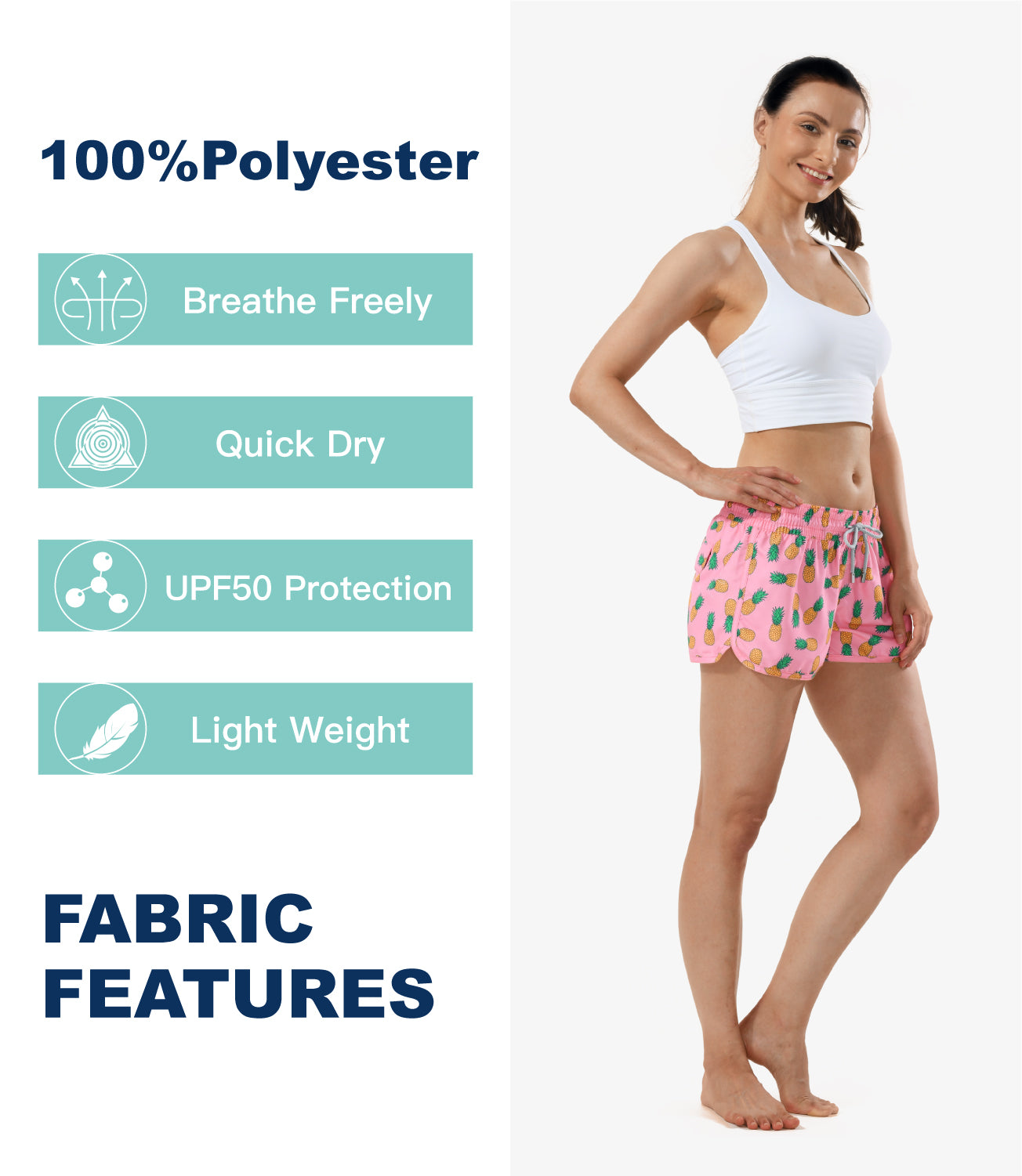 2.5 inseam women’s athletic stretch shorts