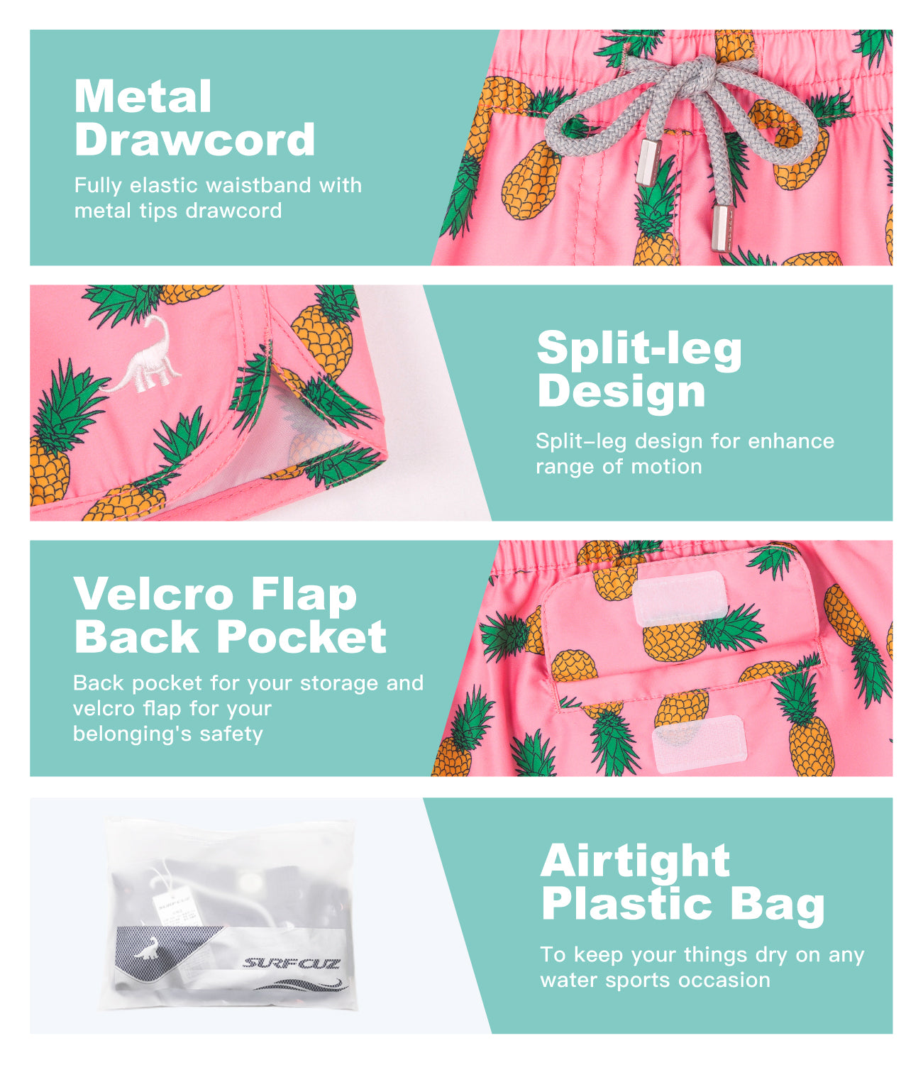 Women’s versatile quick drying beach shorts