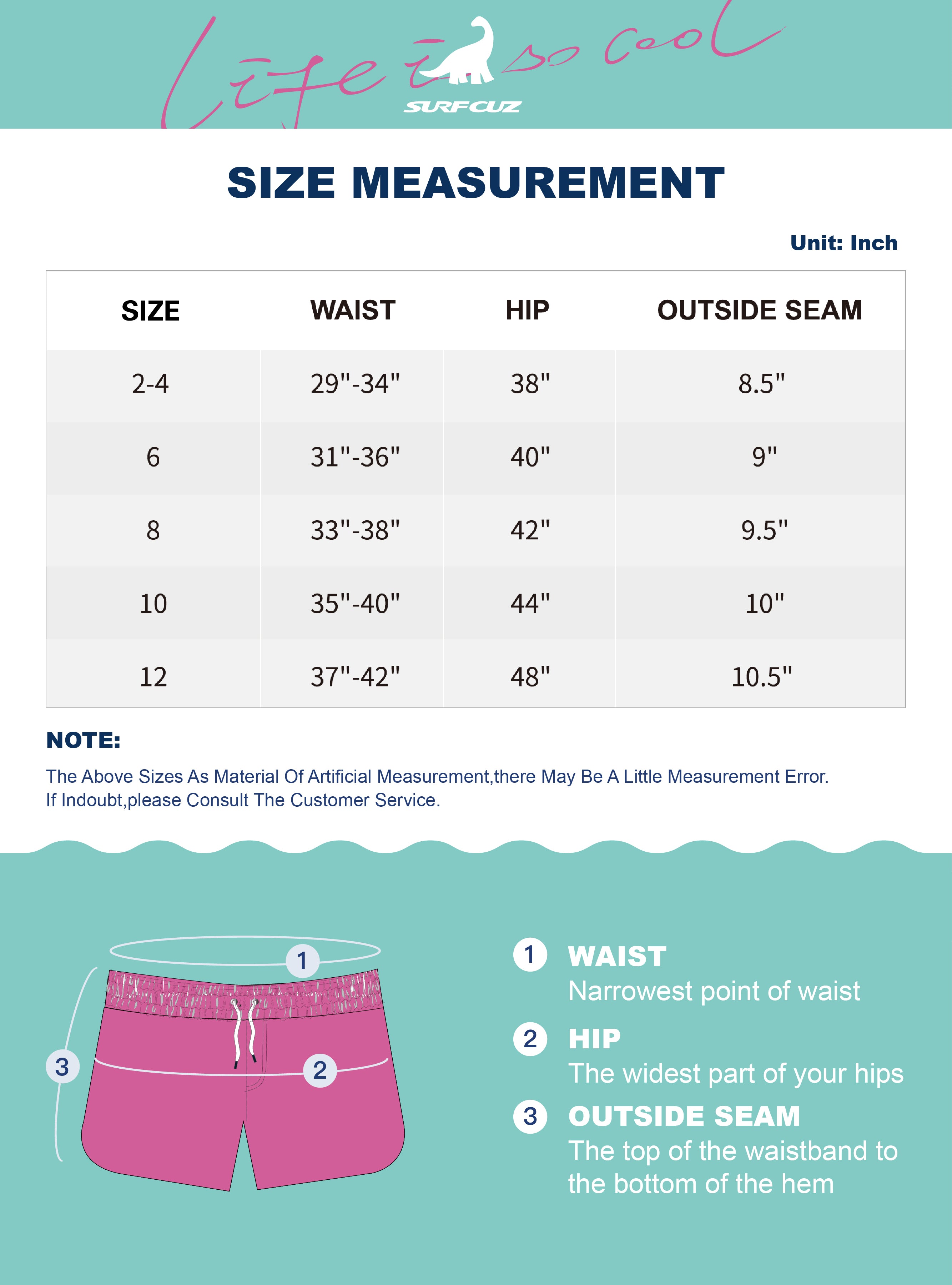 Stretchy 2.5 inch inseam beach shorts for women