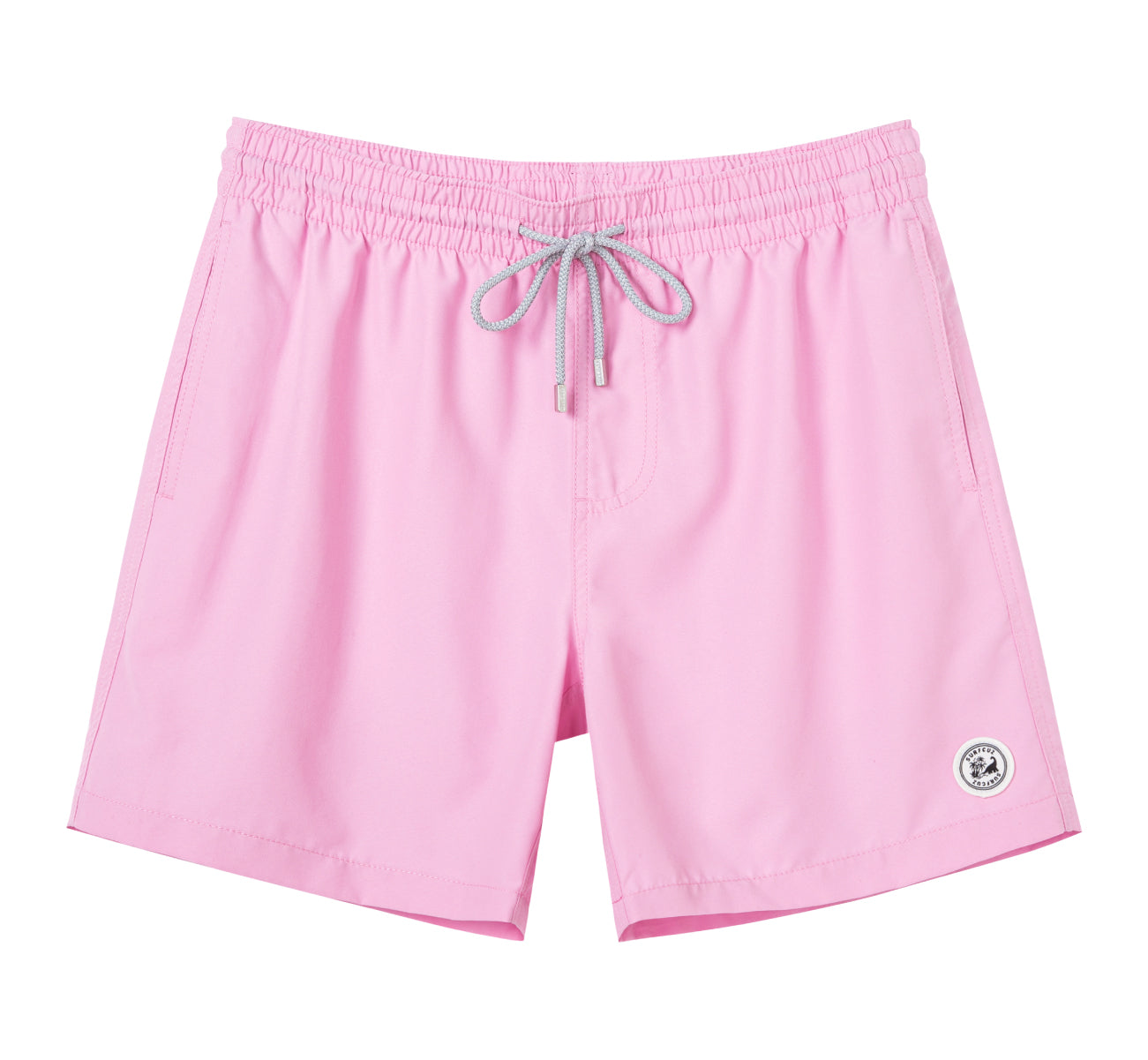 Men's Quick-Dry Solid Color Swim Trunk With Pockets
