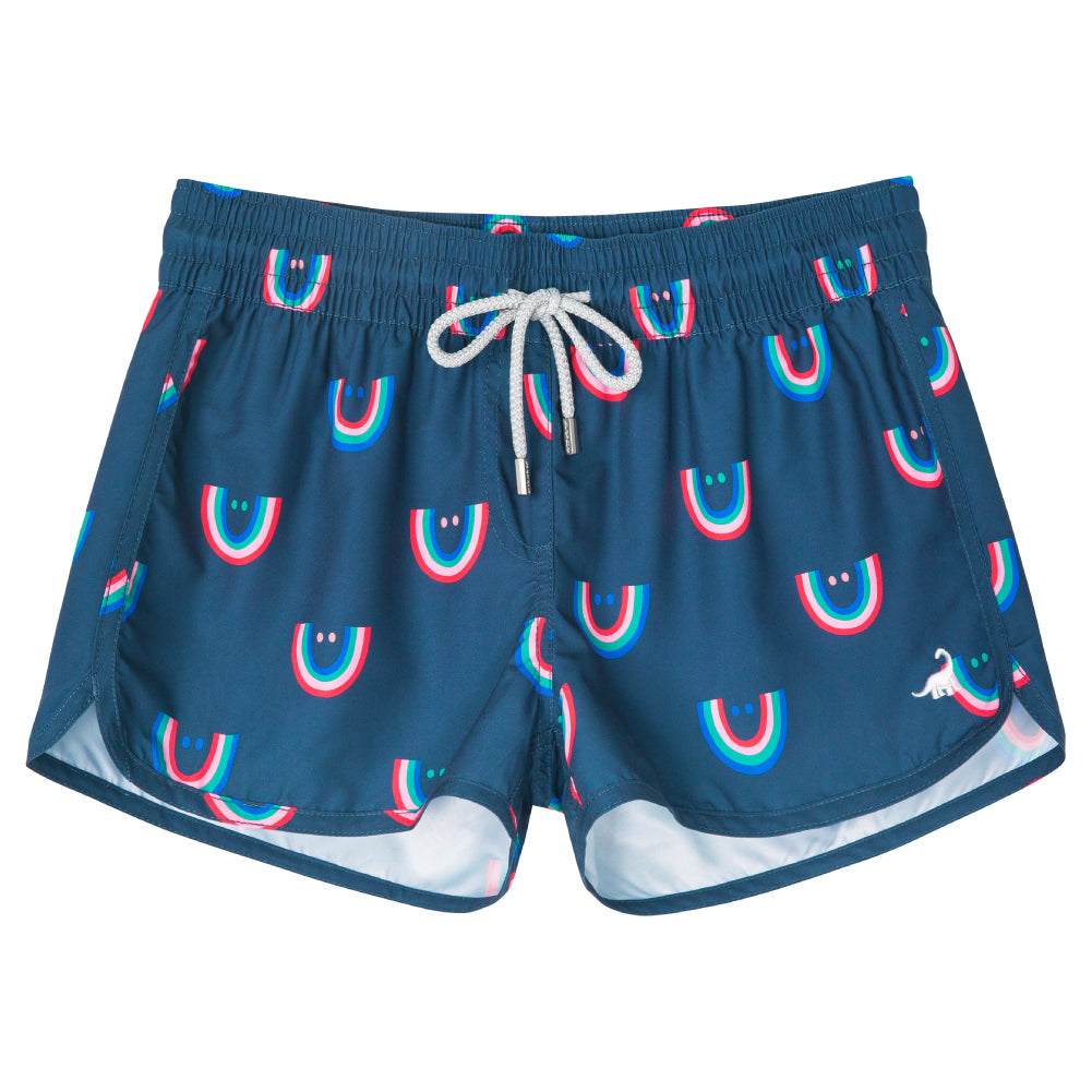 Flexible 3.5 inseam surf shorts for women