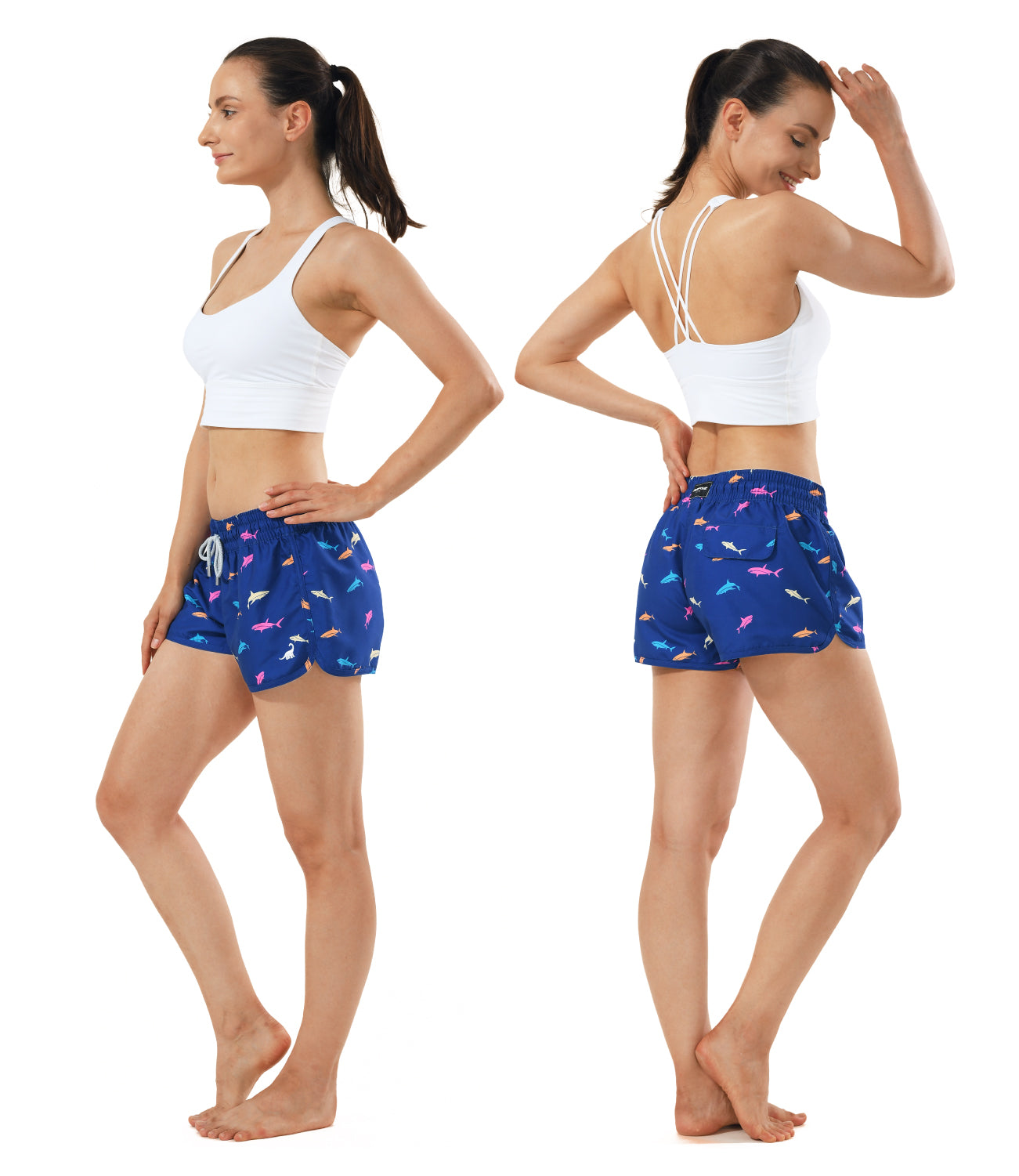 Quick drying surf shorts women sporty style