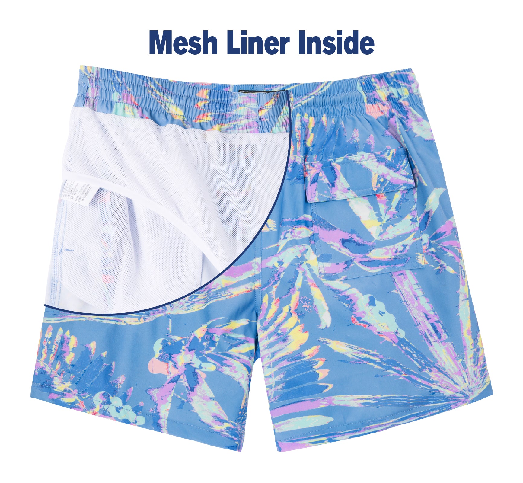 Men s 7 palm 4 way stretch quick drying Swim Trunks